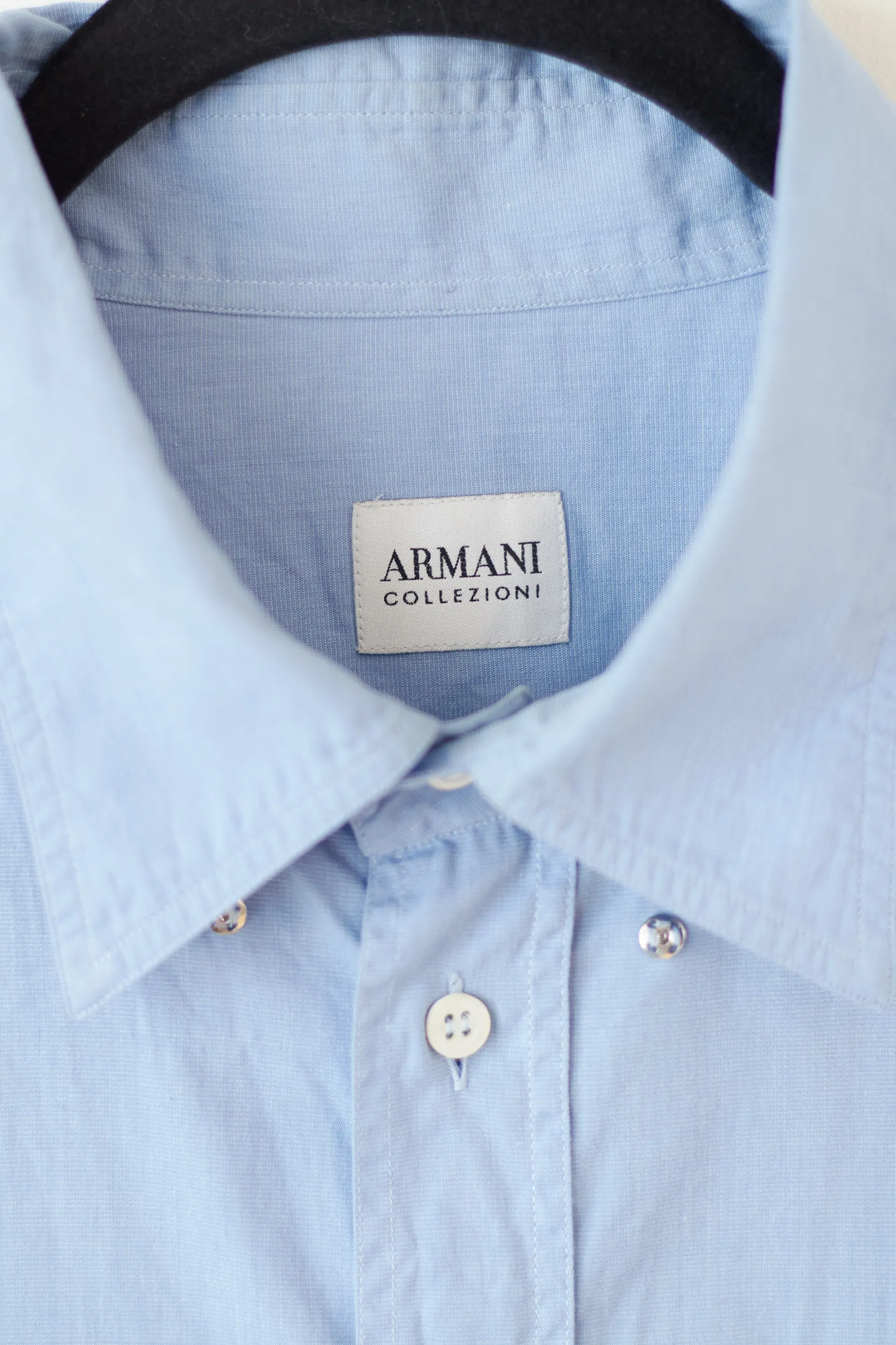 Cămașă Armani Collezioni Light Blue L - imagine 6