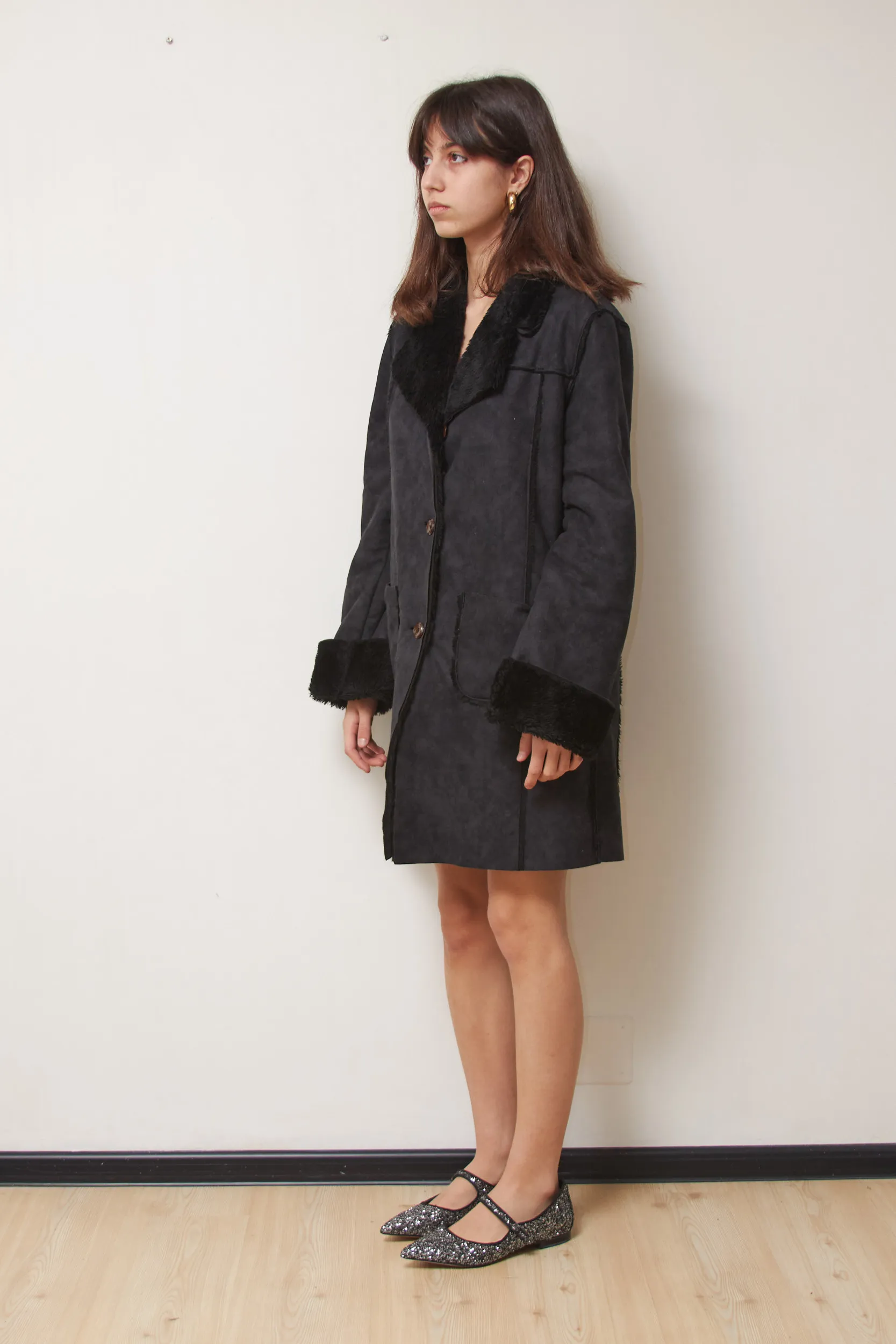 Cojocel cu blăniță sintetica Made in Italy S - imagine 5