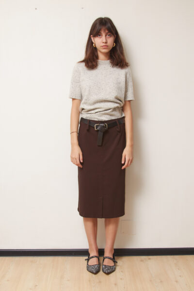 Fustă vintage 90s Ciocolată S