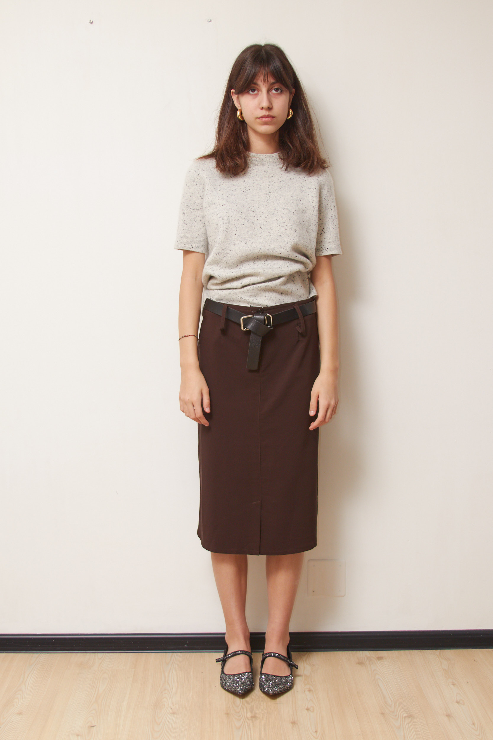 Fustă vintage 90s Ciocolată S