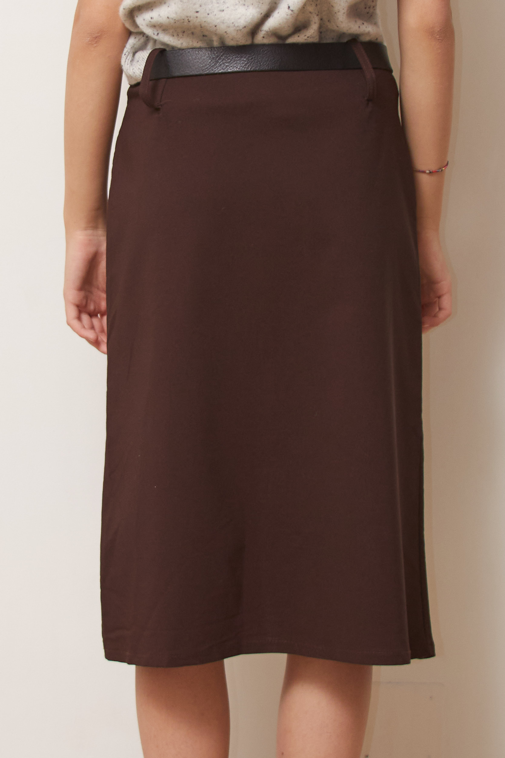 Fustă vintage 90s Ciocolată S - imagine 3