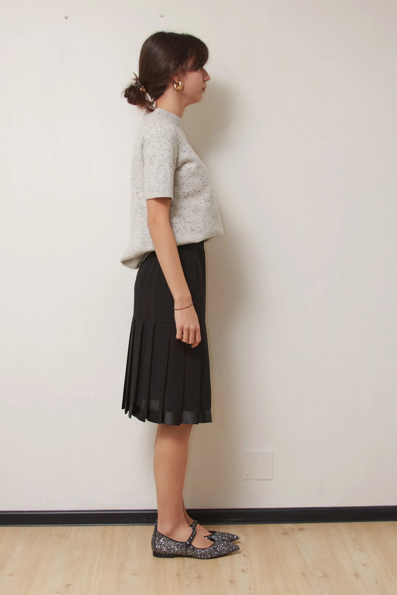 Fustă vintage ECLISSE MILANO din lână S - imagine 3