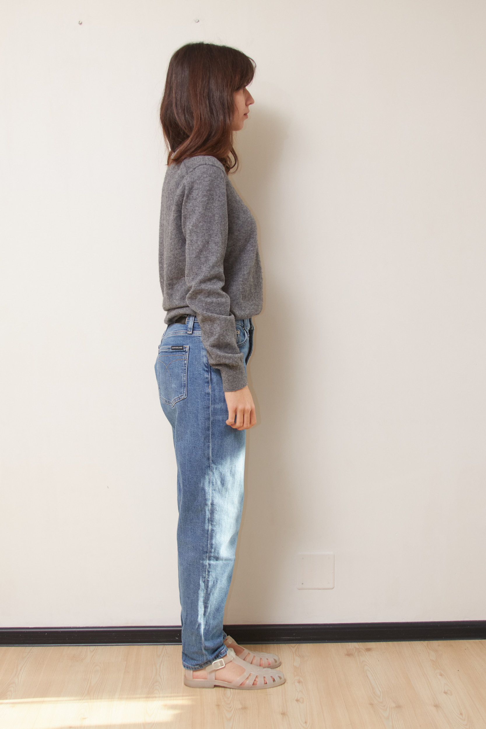 Jeans Calvin Klein "Mom Jean" – High Waist & Light Wash Denim S/M - imagine 3