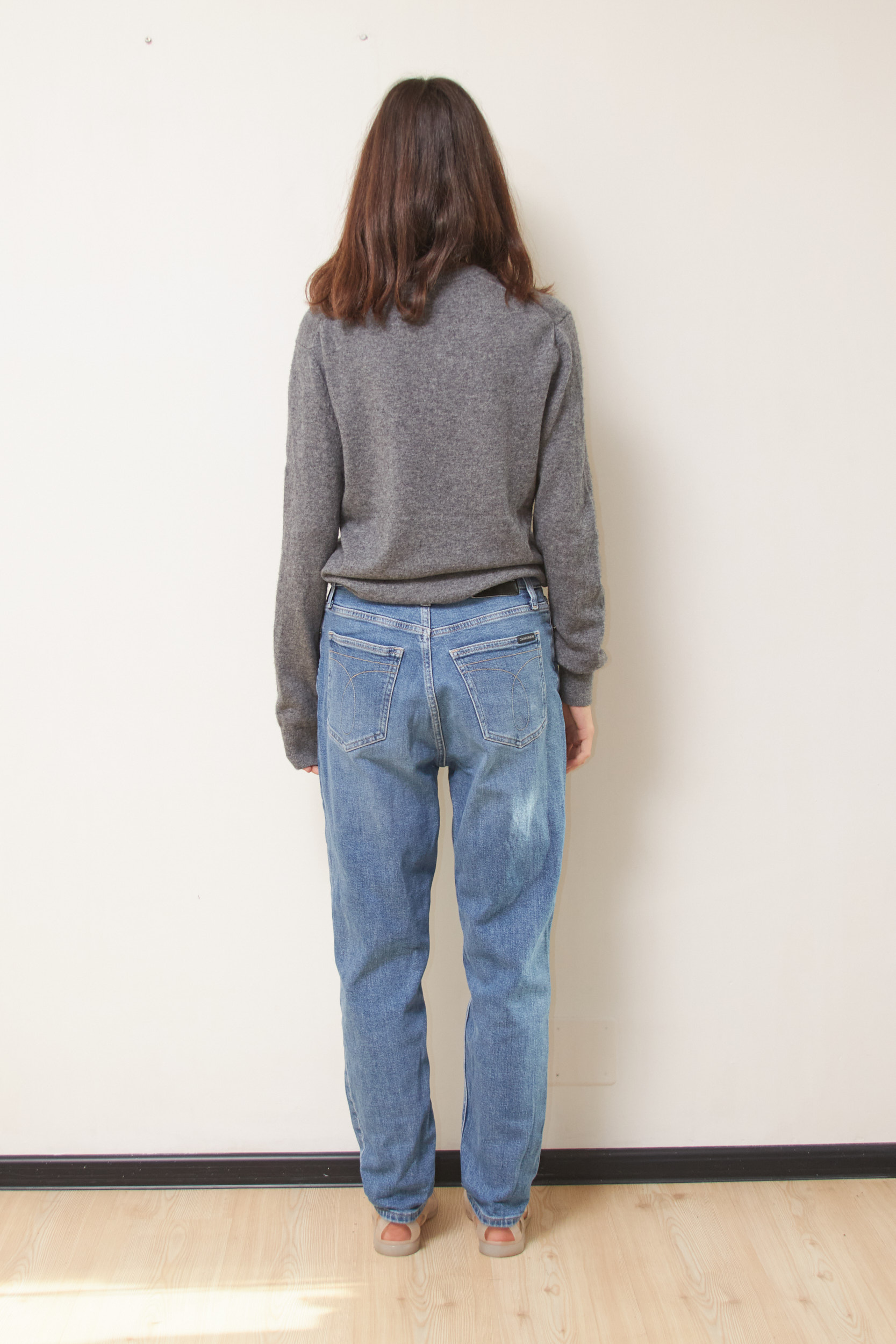 Jeans Calvin Klein "Mom Jean" – High Waist & Light Wash Denim S/M - imagine 4