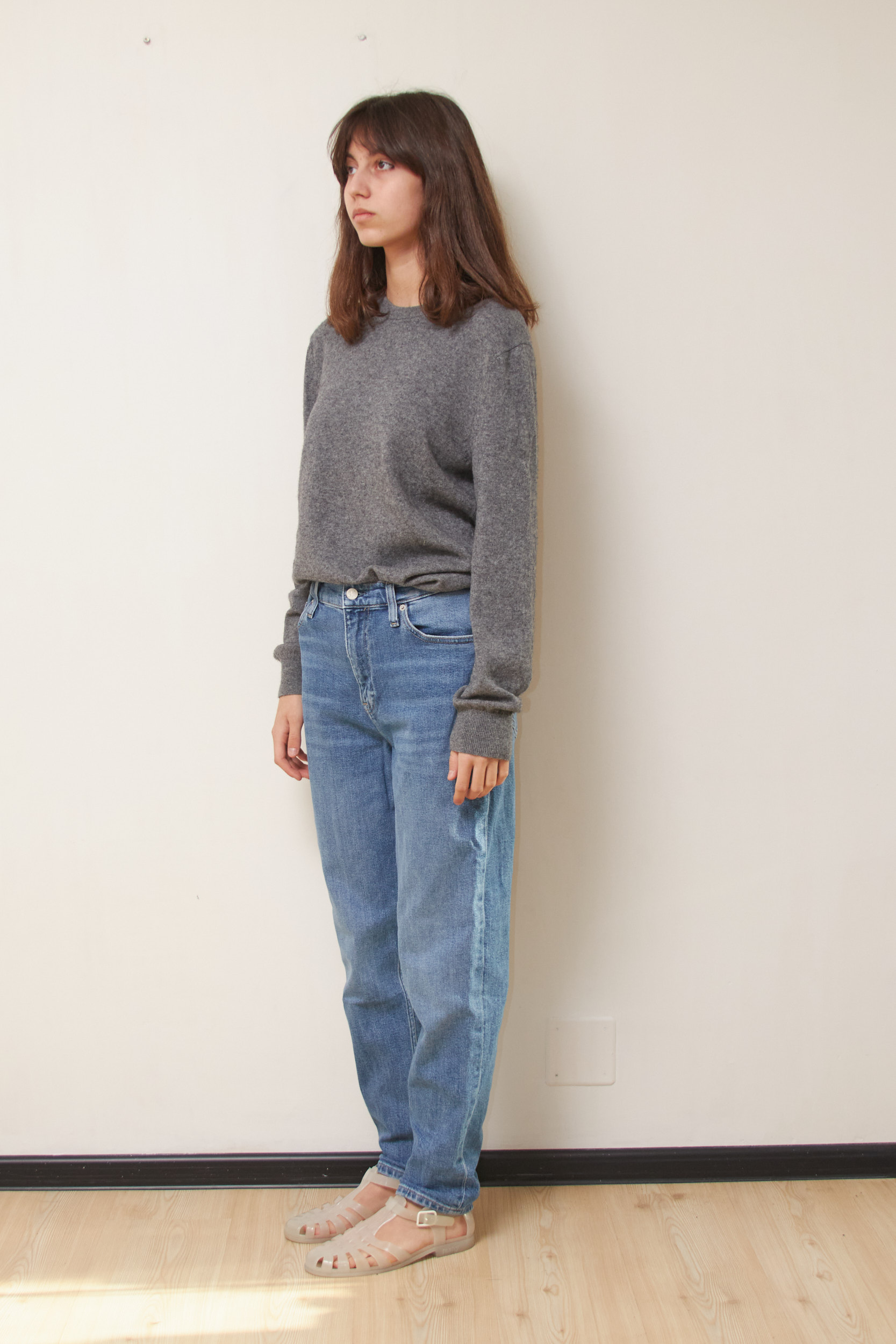 Jeans Calvin Klein "Mom Jean" – High Waist & Light Wash Denim S/M