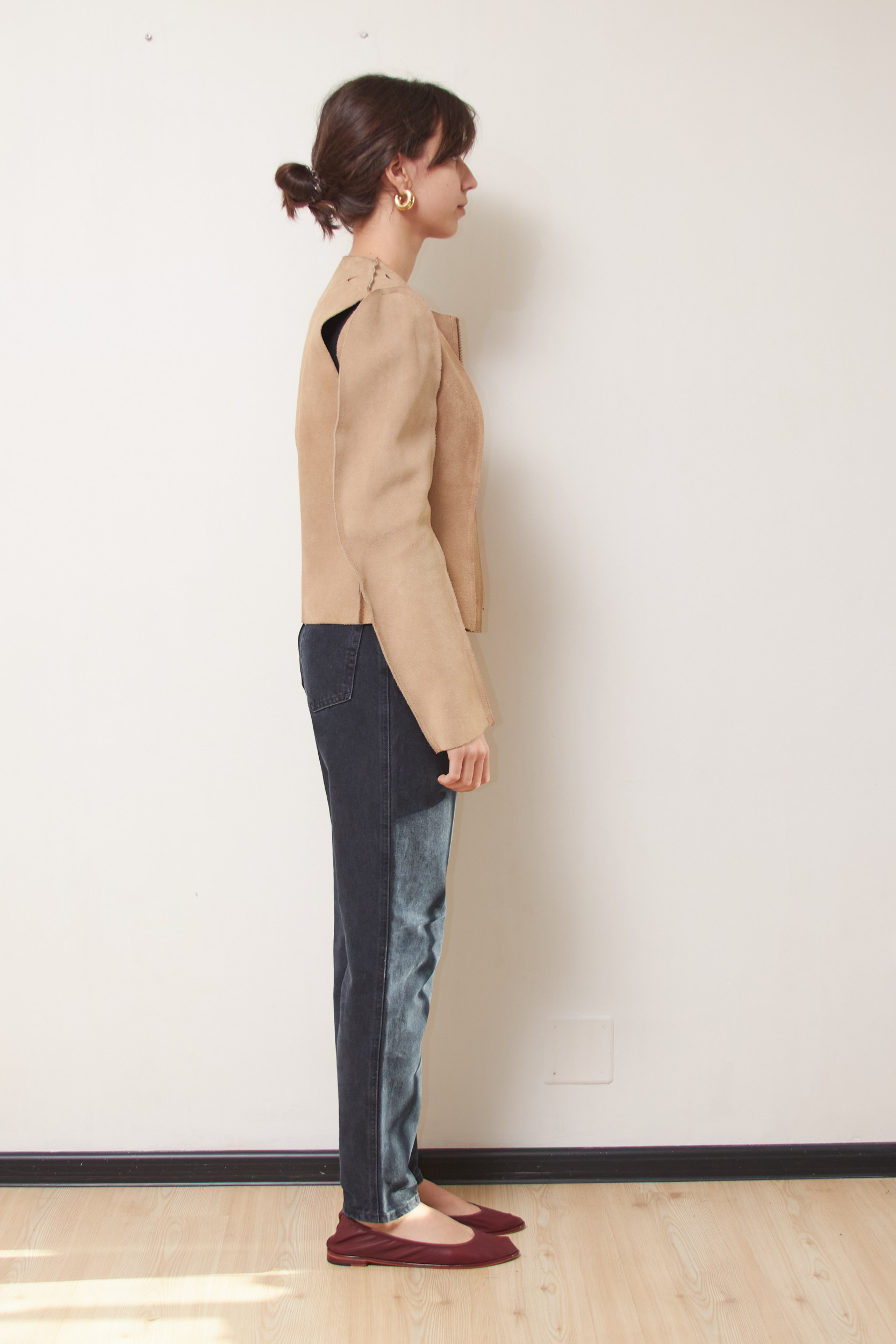 Jachetă Maison Martin Margiela x H&M – "Upside Down" Suede Biker Jacket XS - imagine 7