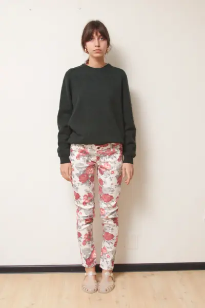 Jeans Guess "Beverly Skinny" – Floral Print & Glam Aesthetic S