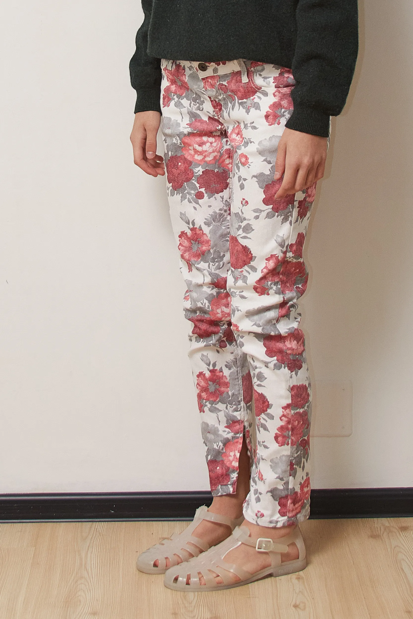 Jeans Guess "Beverly Skinny" – Floral Print & Glam Aesthetic S - imagine 4