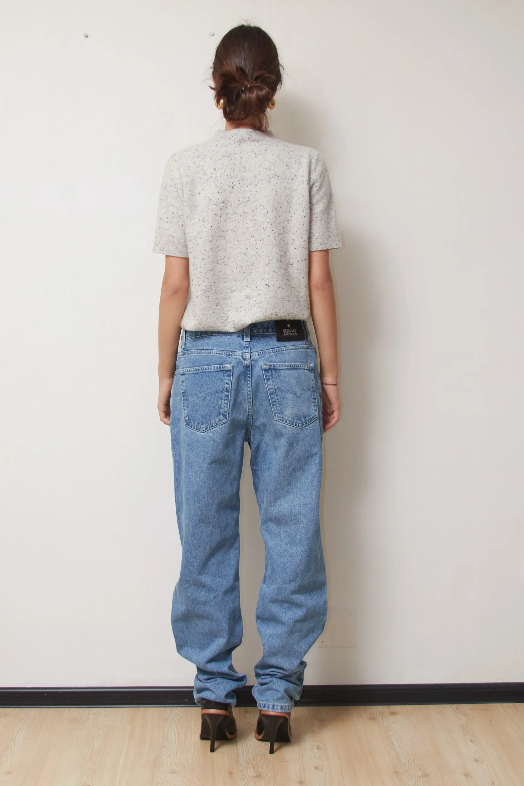 Blugi Versace Jeans Couture (Ice Blue) M - imagine 4