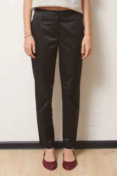 Pantaloni Marella – Satin de Bumbac (Made in Italy) S