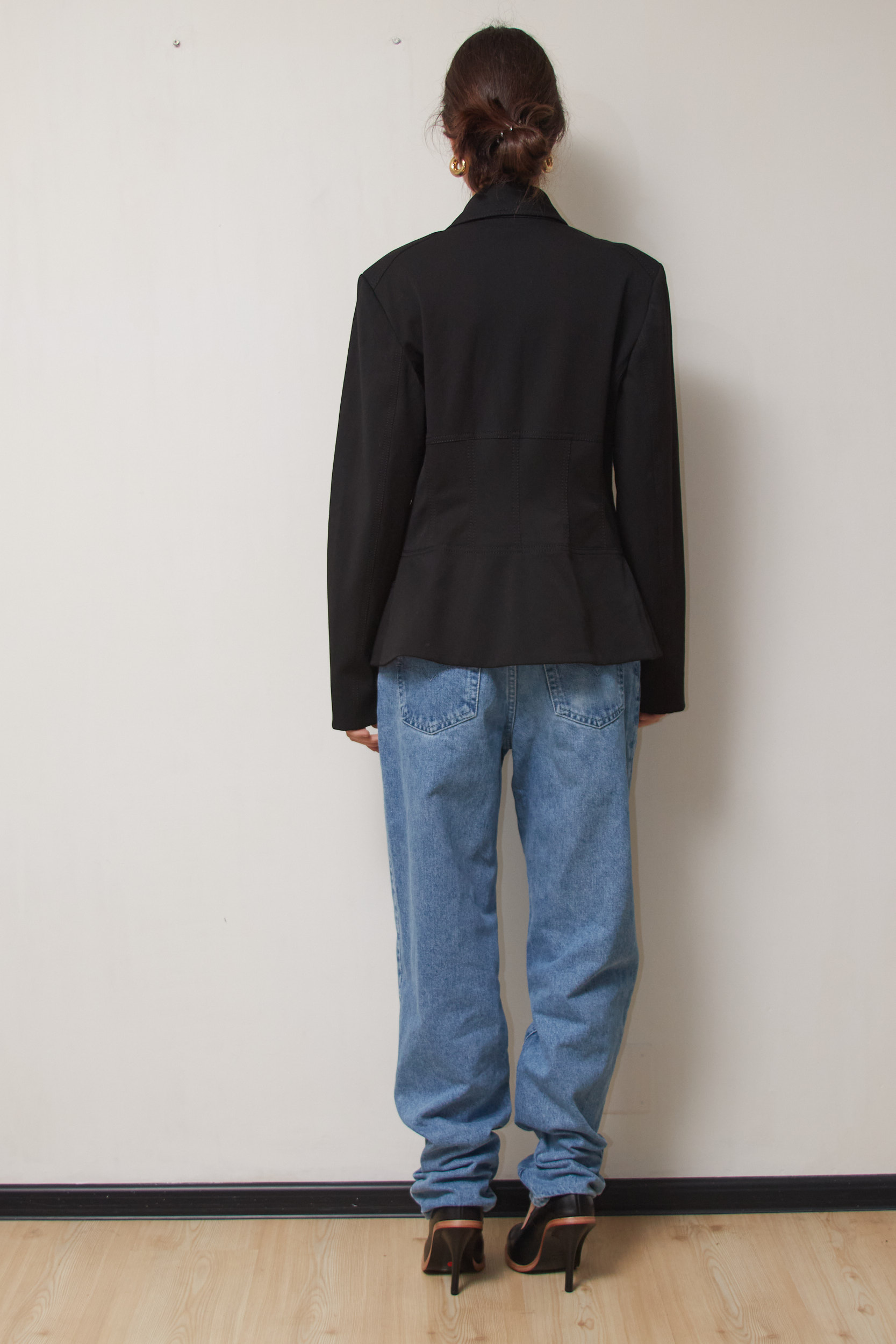 Sacou Laura Biagiotti – Design Arhitectural cu Detalii Tip Corset (Made in Italy) L - imagine 4