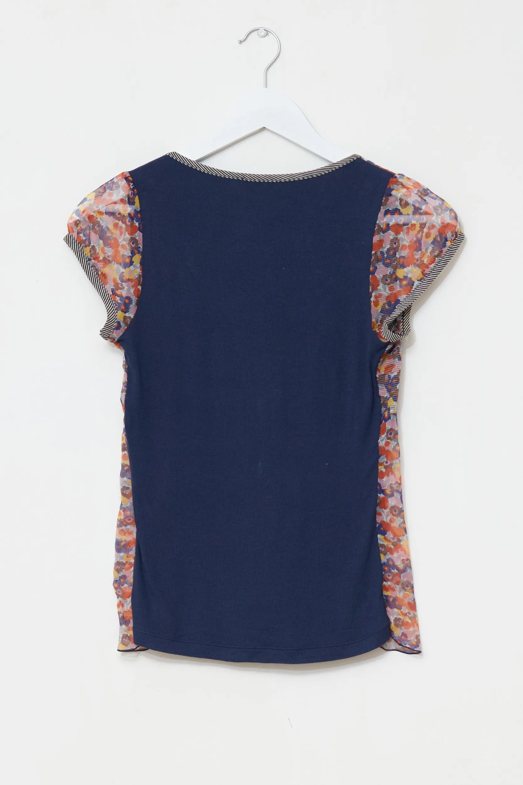 Top Marella (Max Mara Group) – 100% Mătase & Viscoză cu Imprimeu Floral XS/S - imagine 3