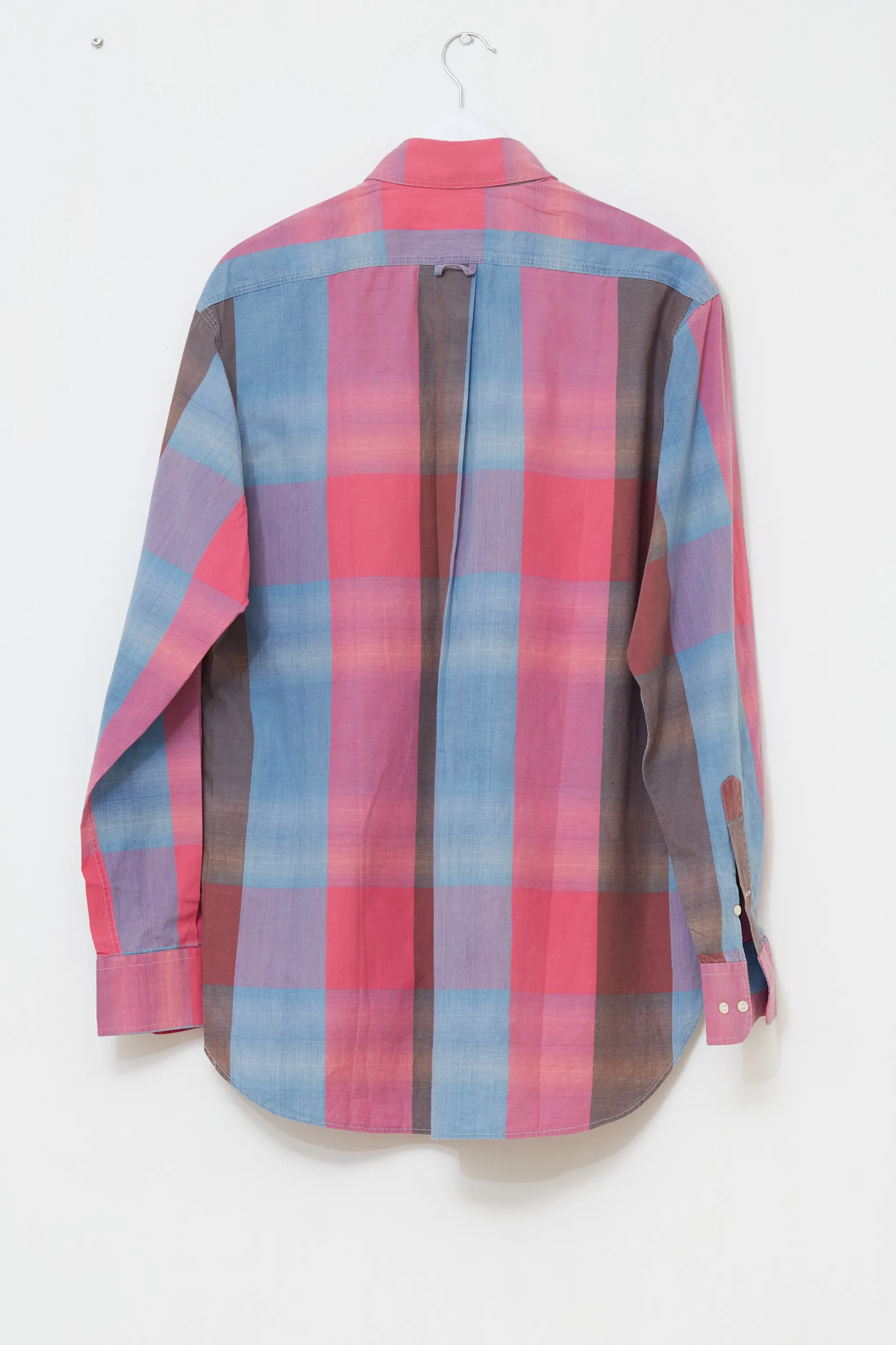 Cămașă Les Copains Jeans (Made in Italy) – Carouri Mari Pastel & Bumbac L - imagine 3