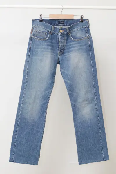 Jeans Vintage Armani Jeans – Denim "Logo-Mania" (Made in Italy) M/L