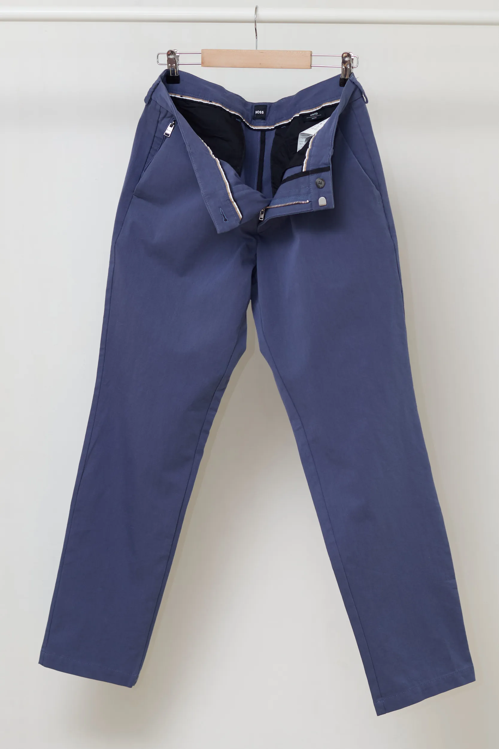 Pantaloni Chino BOSS "Kaito" – Bumbac Elastic & Croială Slim Fit - 52 / W36 - imagine 4