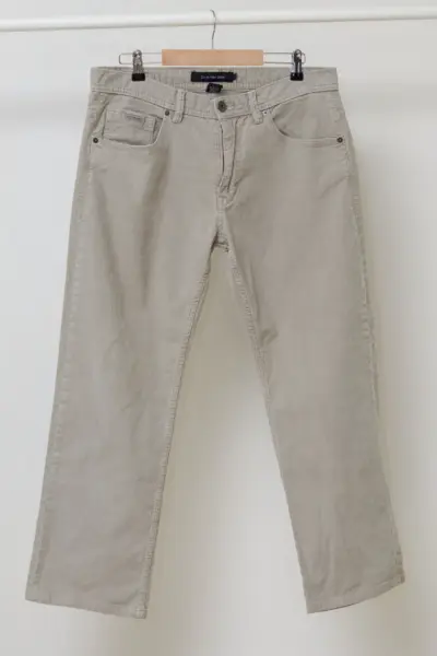 Pantaloni Calvin Klein Jeans Corduroy– Bumbac Elastic "Stretch" -W34 L34)