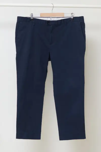 Pantaloni Chino Calvin Klein Navy – Bumbac Elastic & Croială Clasică -Mărime W38 L32