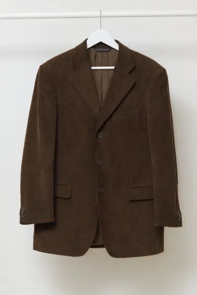 Sacou Catifea Reiată Pienza 1977 – 100% Bumbac (Made in Italy) – 48/M