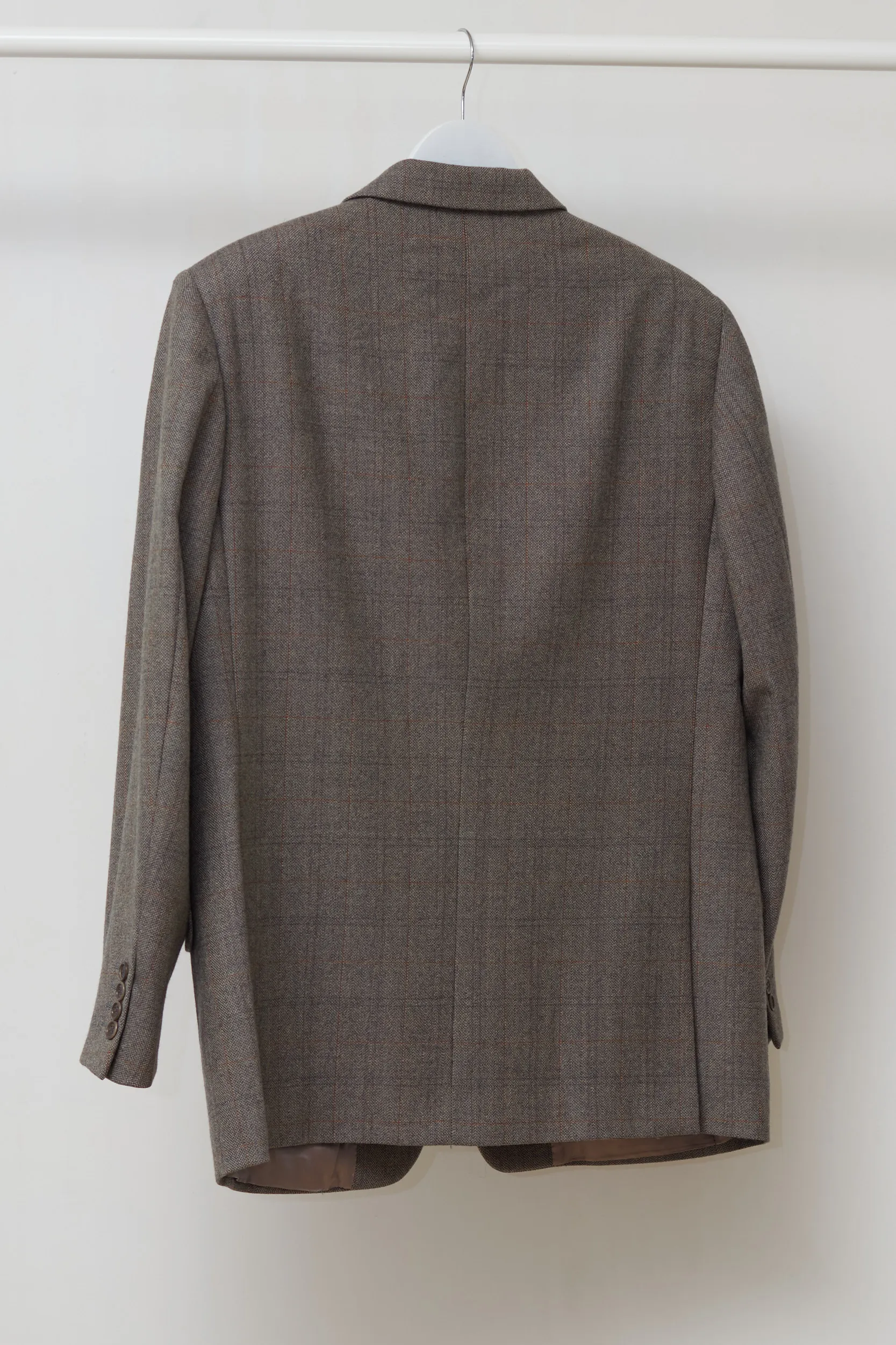 Sacou Vintage Recos per Uomo – Gri Clasic & Textură Diagonală - L - imagine 3