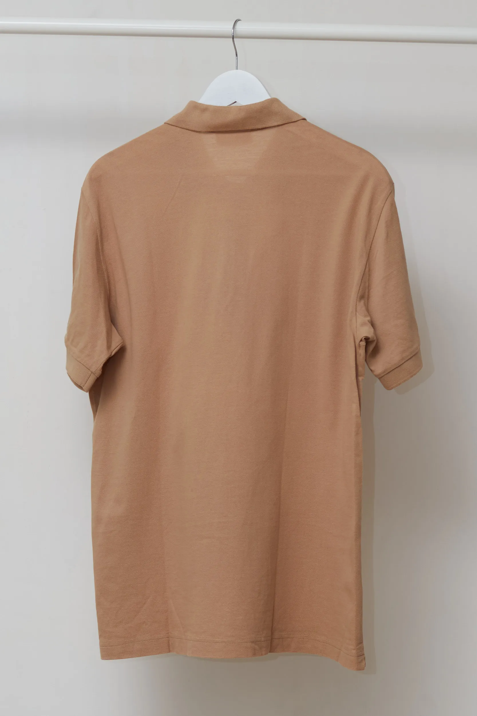 Tricou Polo Vintage Gianfranco Ferré – Bumbac Camel - L/50 - imagine 3