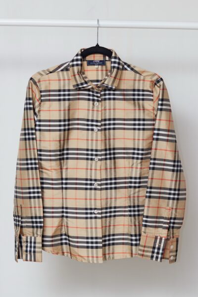 Cămașă Strike Genova – 100% Mătase Shantung, Imprimeu Heritage - S/M