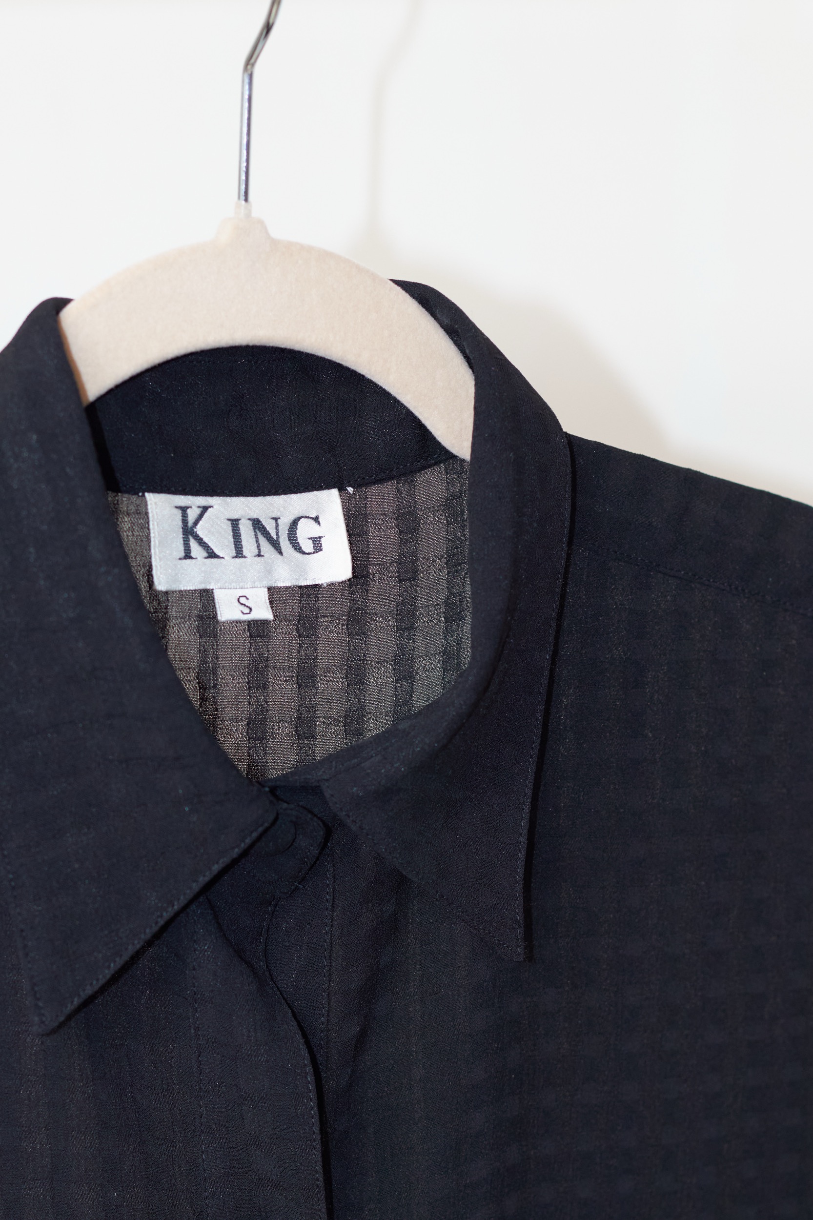 Top "Utility-Chic" mătase 100% din Chiffon Texturat - S/M/L - imagine 3