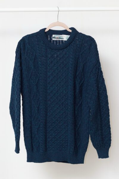 Pulover Autentic Aran Crafts – 100% Lână Pură (Made in Ireland) - L