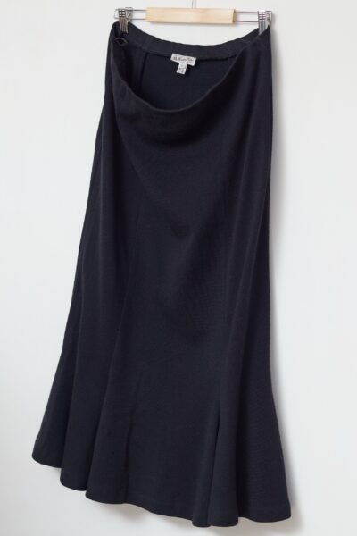 Fustă Midi Evazată din 100% Lână Merinos Extrafină – Dr. Haider Petkov Wien - L/XL