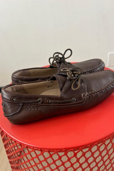 Mocasini driver din piele naturală Ecco bărbați - mărime 45