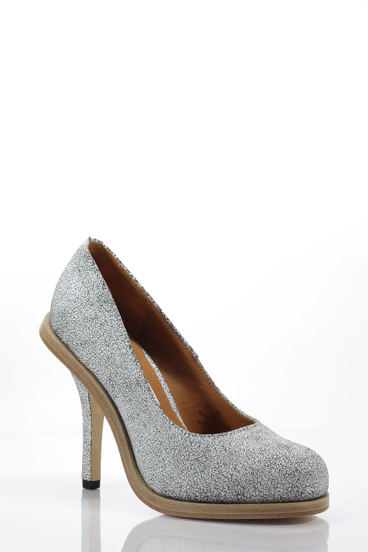 Pantofi stiletto din piele naturală &Other Stories White - imagine 5