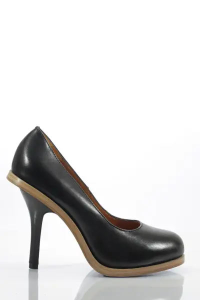 Pantofi stiletto din piele naturală &Other Stories Black