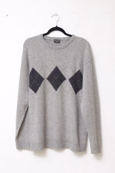 Pulover vintage din lână de miel, XL
