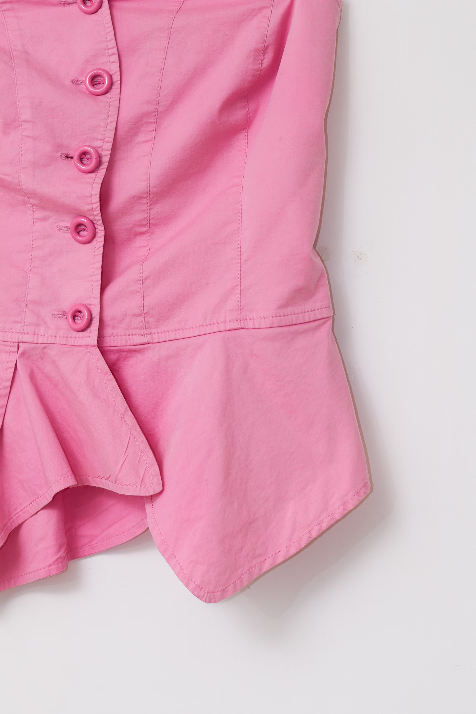 Corset din bumbac cu peplum, EU 44/L - imagine 2