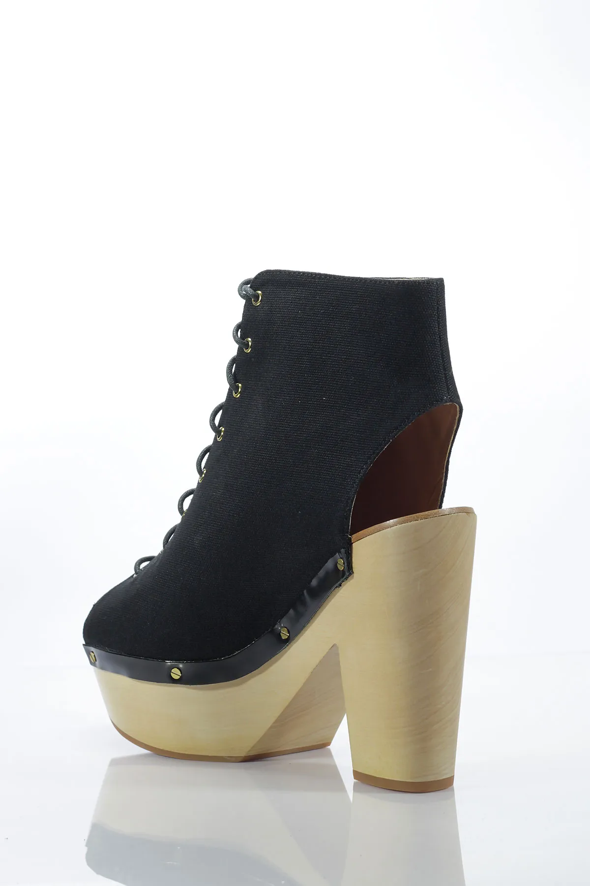 Sandale & Other Stories cu Talpă de Lemn Black - imagine 3