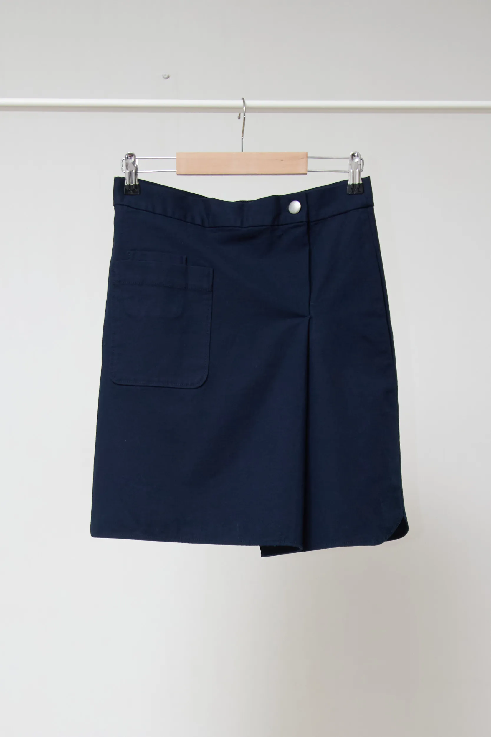Fustă Mini COS Bleumarin din Bumbac, XS/S