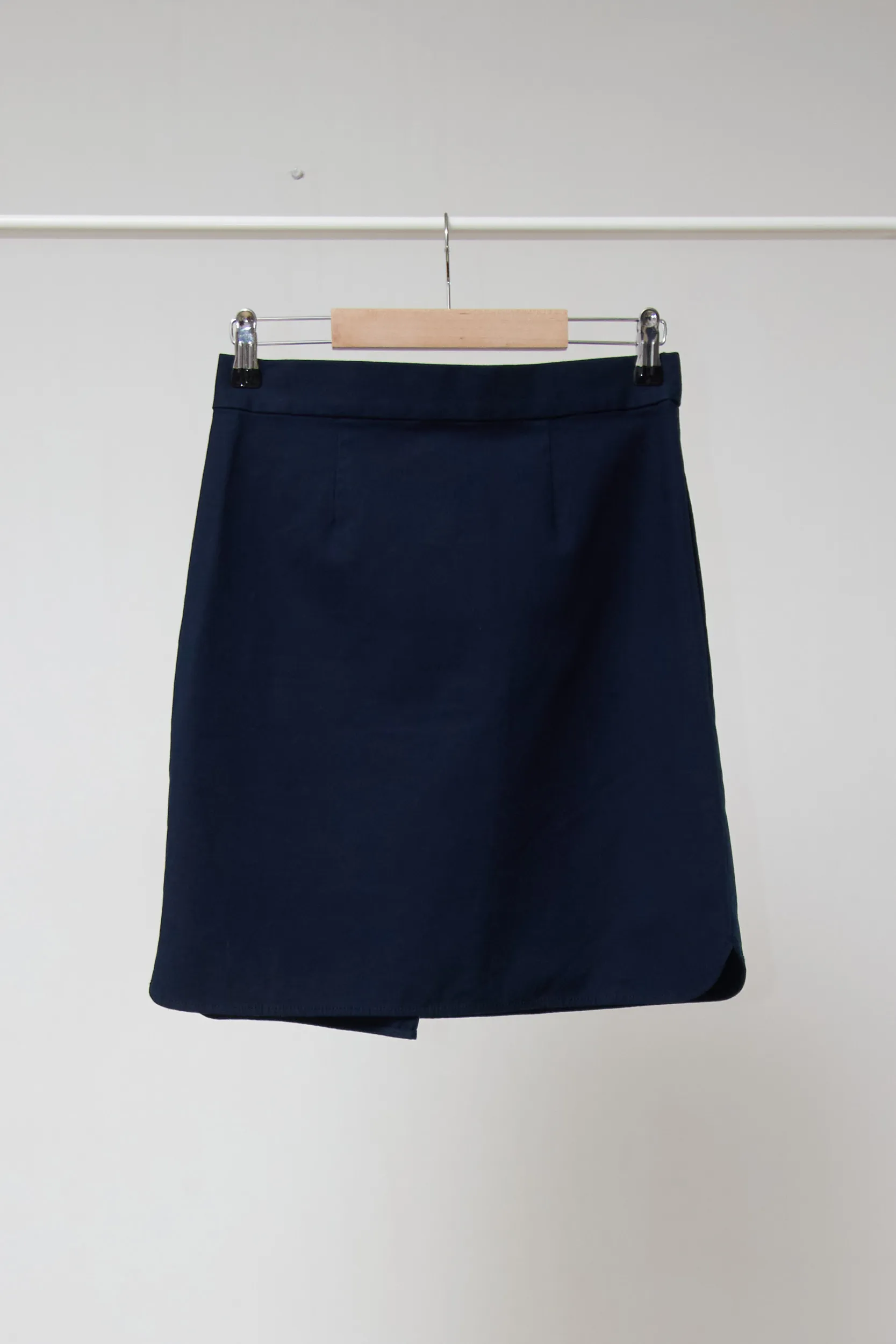 Fustă Mini COS Bleumarin din Bumbac, XS/S - imagine 5