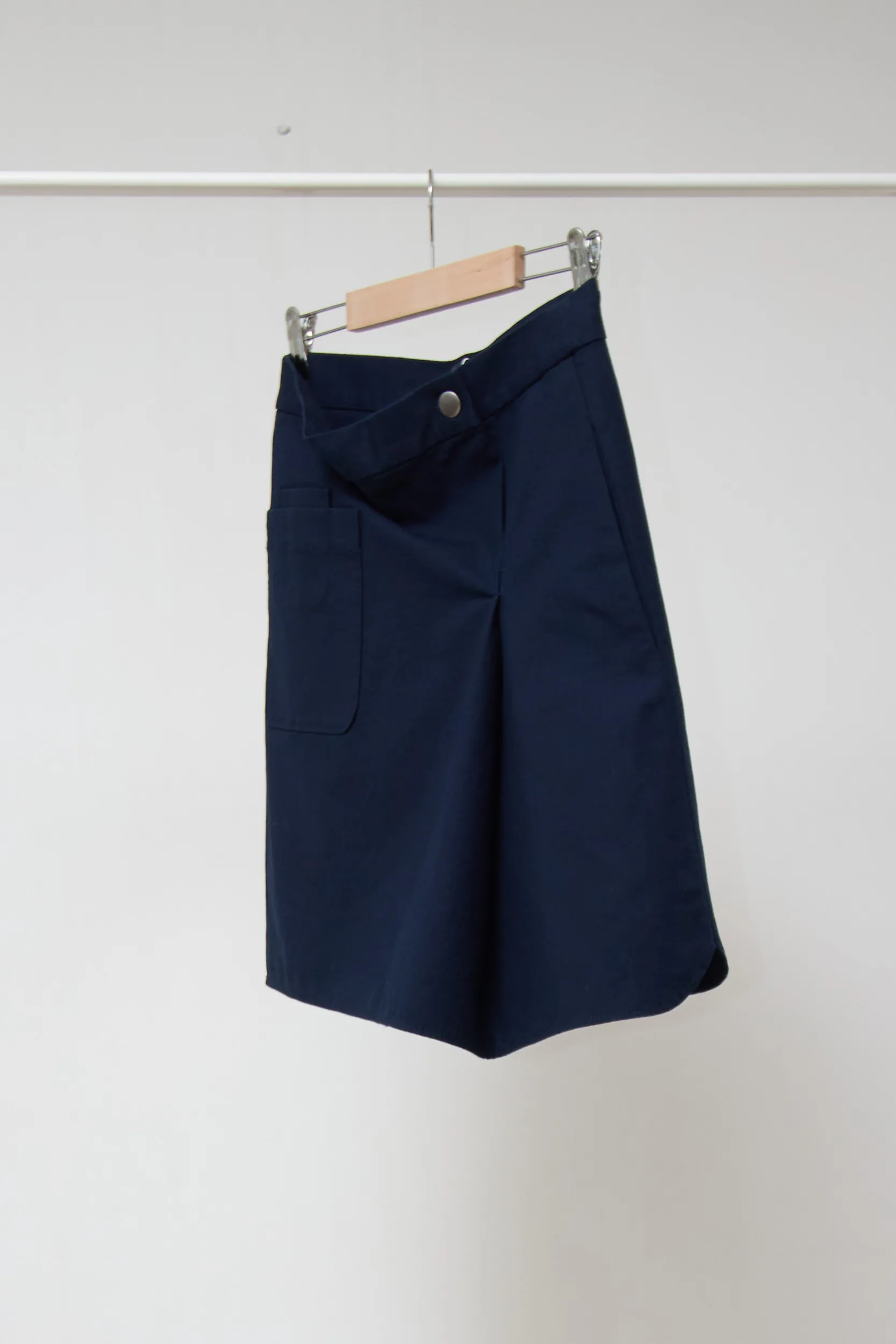 Fustă Mini COS Bleumarin din Bumbac, XS/S - imagine 6