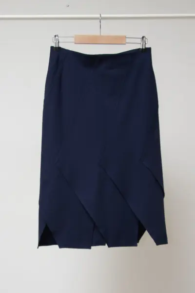 Fustă COS Panouri Bleumarin, XS