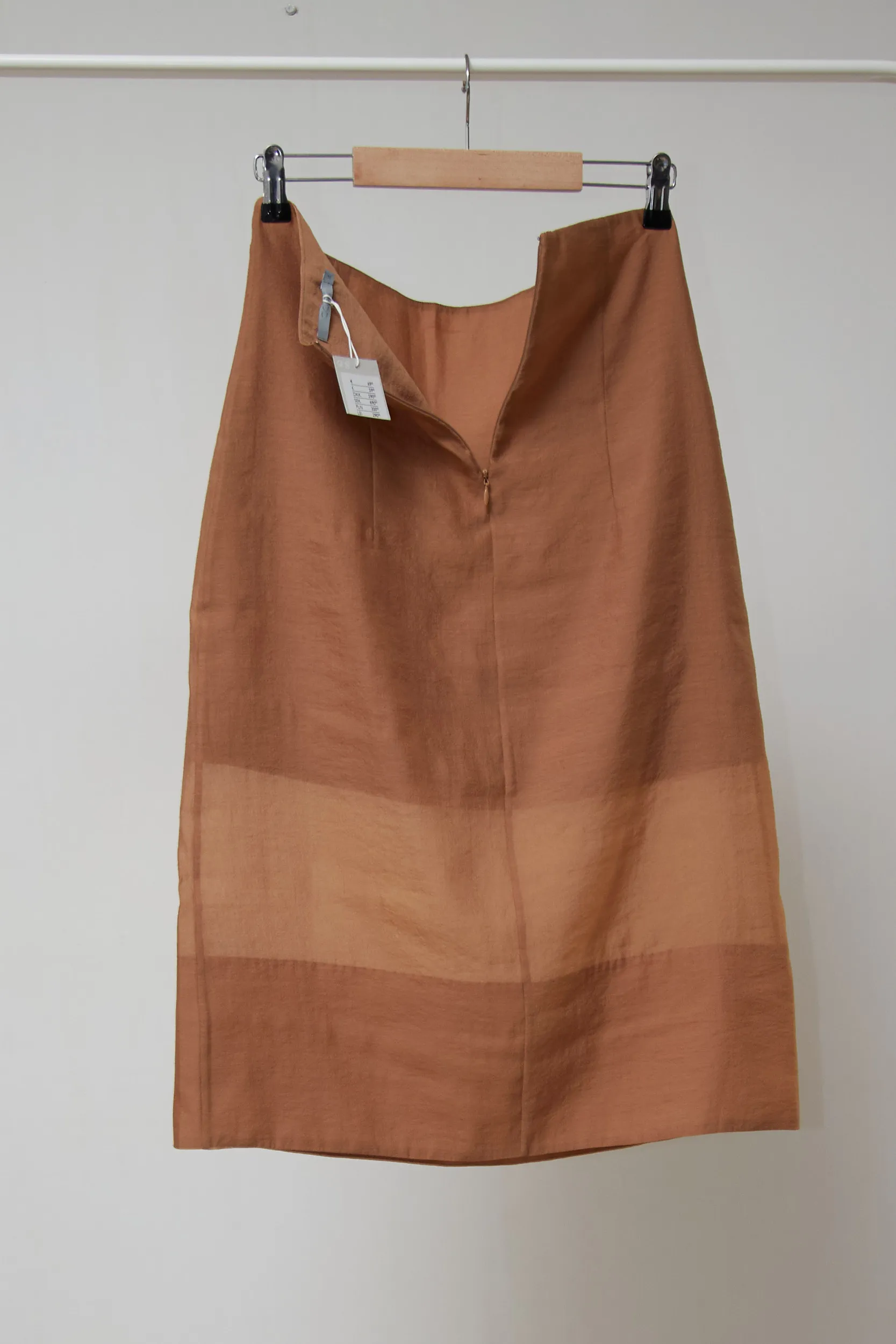 Fustă COS Semi-transparentă, Bej, mărimea 36/S - imagine 7
