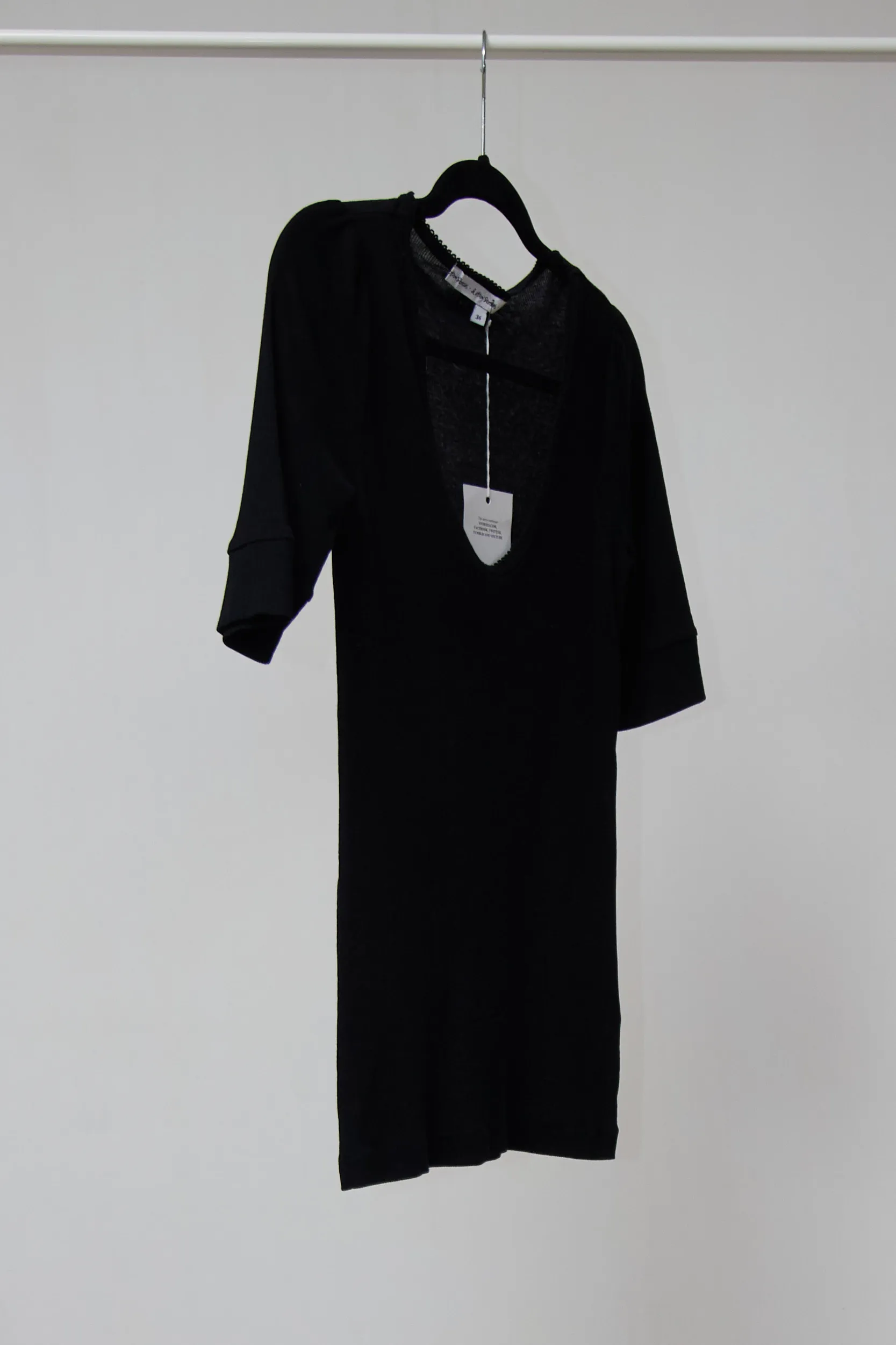 Tricou Negru &Other Stories Bumbac - imagine 4