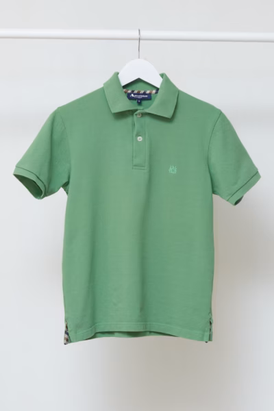 Tricou Polo Aquascutum London Verde S