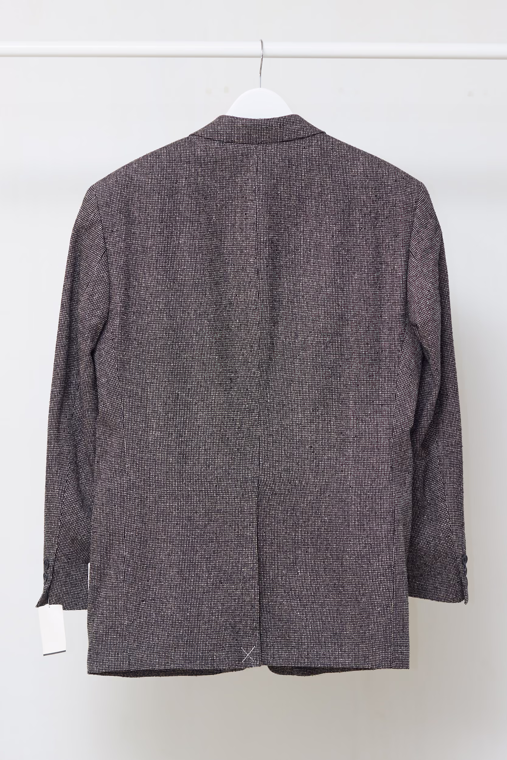 Sacou Vintage nou cu micro-pattern din Mătase 100% L/XL - imagine 4