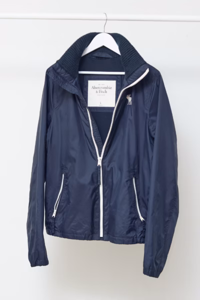 Jachetă Abercrombie & Fitch Windbreaker Y2K / Modern Retro L