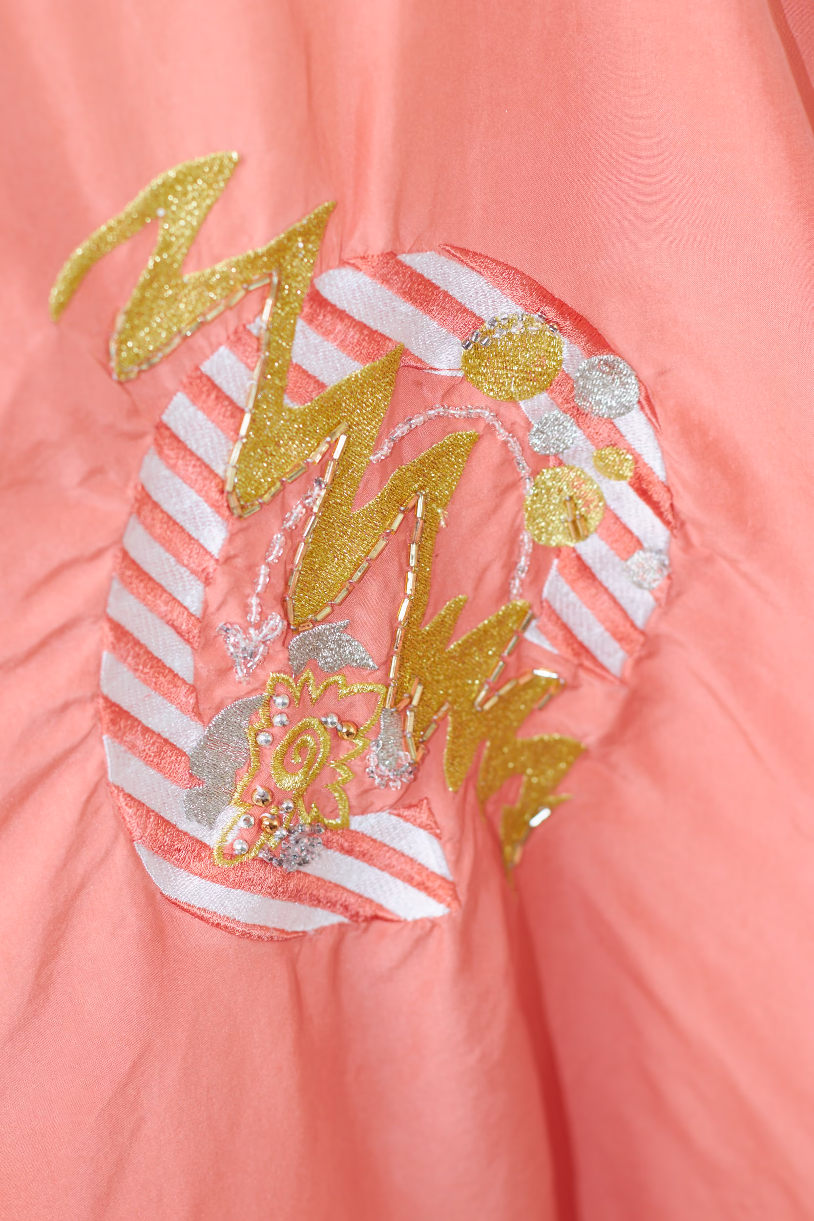 Cămașă vintage unisex din mătase 100% Peach Taifun L/XL - imagine 7