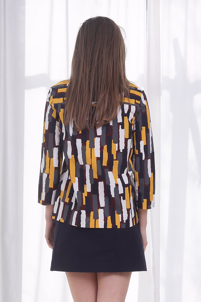 Cămașă COS Imprimeu Geometric, mărimea 36/S - imagine 6