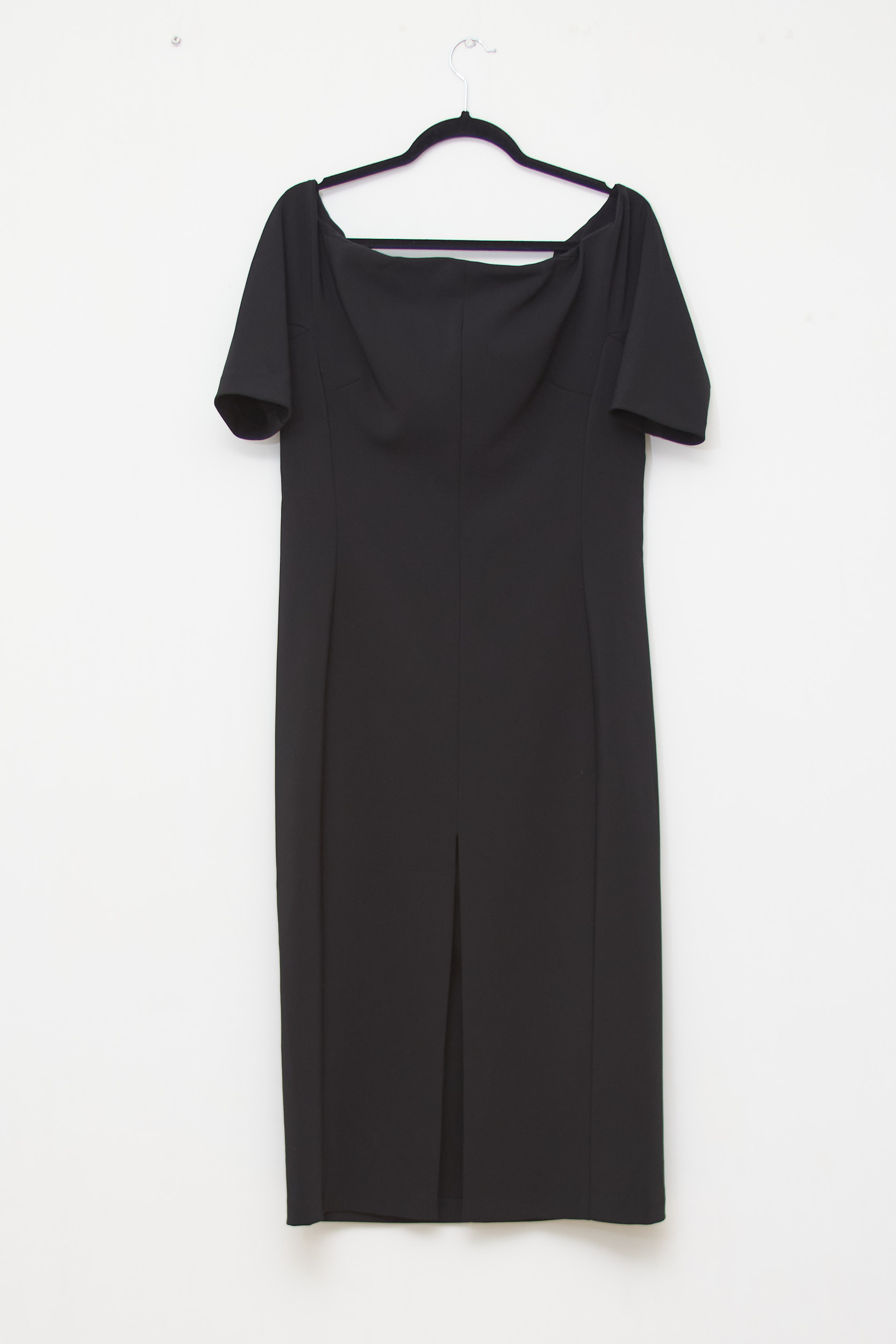 Rochie Black Midi Off-the-shoulder Zara- L/XL - imagine 2