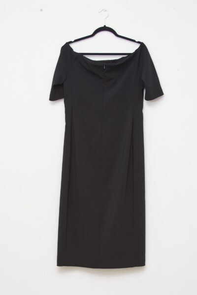 Rochie Black Midi Off-the-shoulder Zara- L/XL
