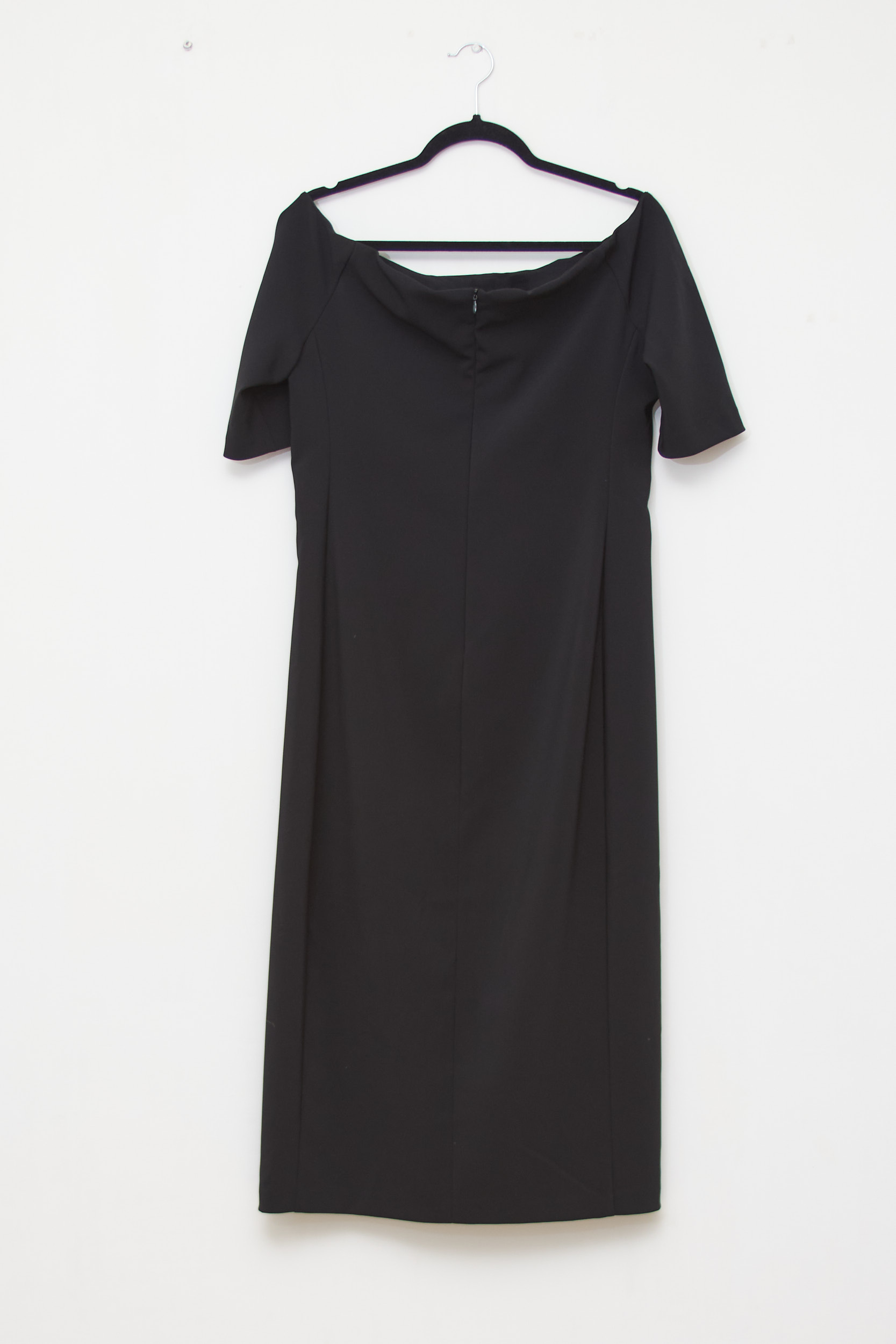 Rochie Black Midi Off-the-shoulder Zara- L/XL