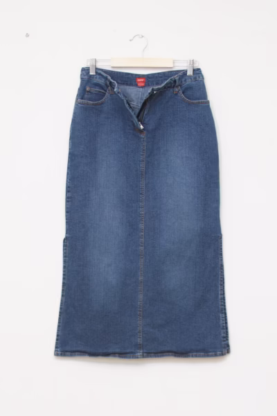 Fustă Maxi Esprit – Denim cu Șlițuri Laterale - S/M