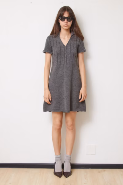 Rochie Y2K United Colors of Benetton din amestec de lână S